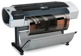 Printer, 44" Large Format (HP DesignJet T1200), ID:166