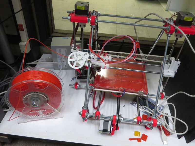 File:3D printer, Nathan Ward's RepRap.jpg